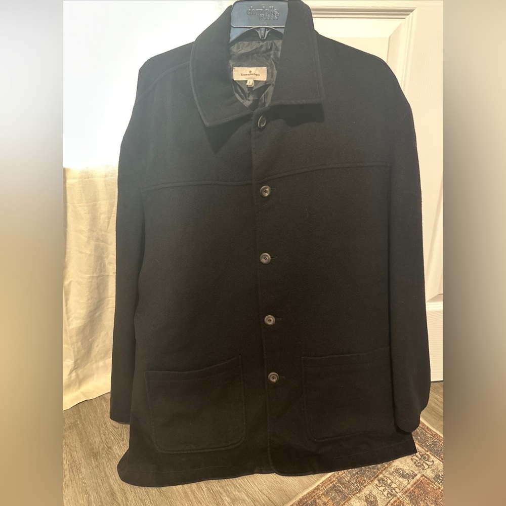 emeregildo zegna Cashmere Men’s 100% Cashmere Short Coat/jacket Size 54